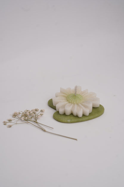 Candle, soy wax, hand made candles, Ivory Collection, Spring, Flower, Flower Candle