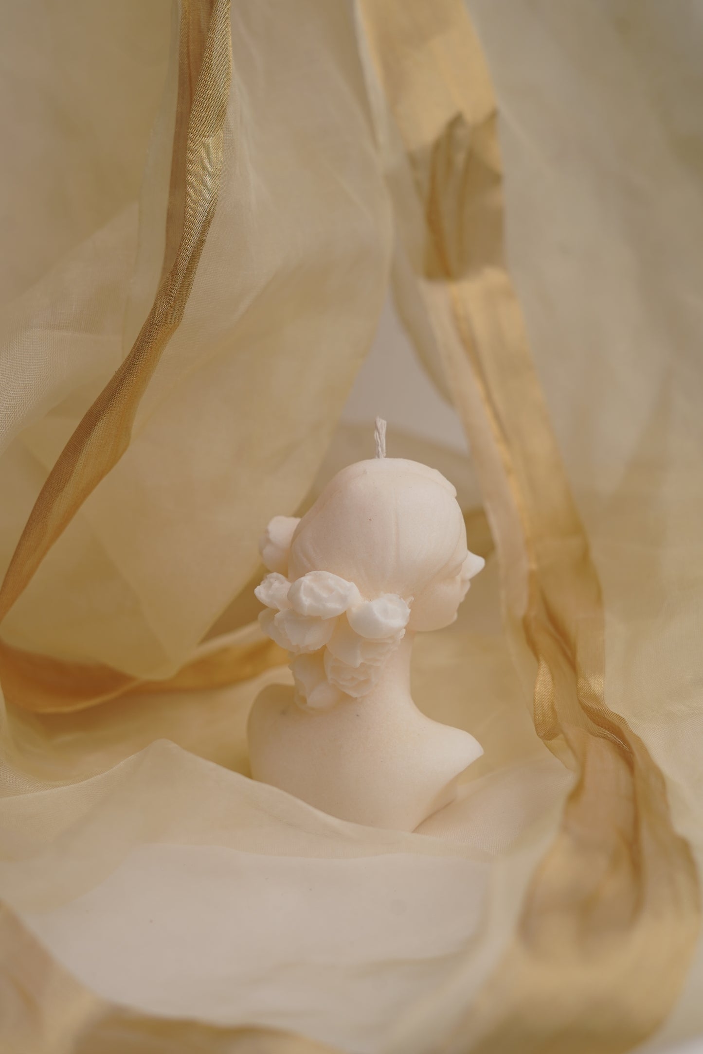 Candle, soy wax, hand made candles, Ivory Collection, The Blind Girl, Girl, Body, Body candle